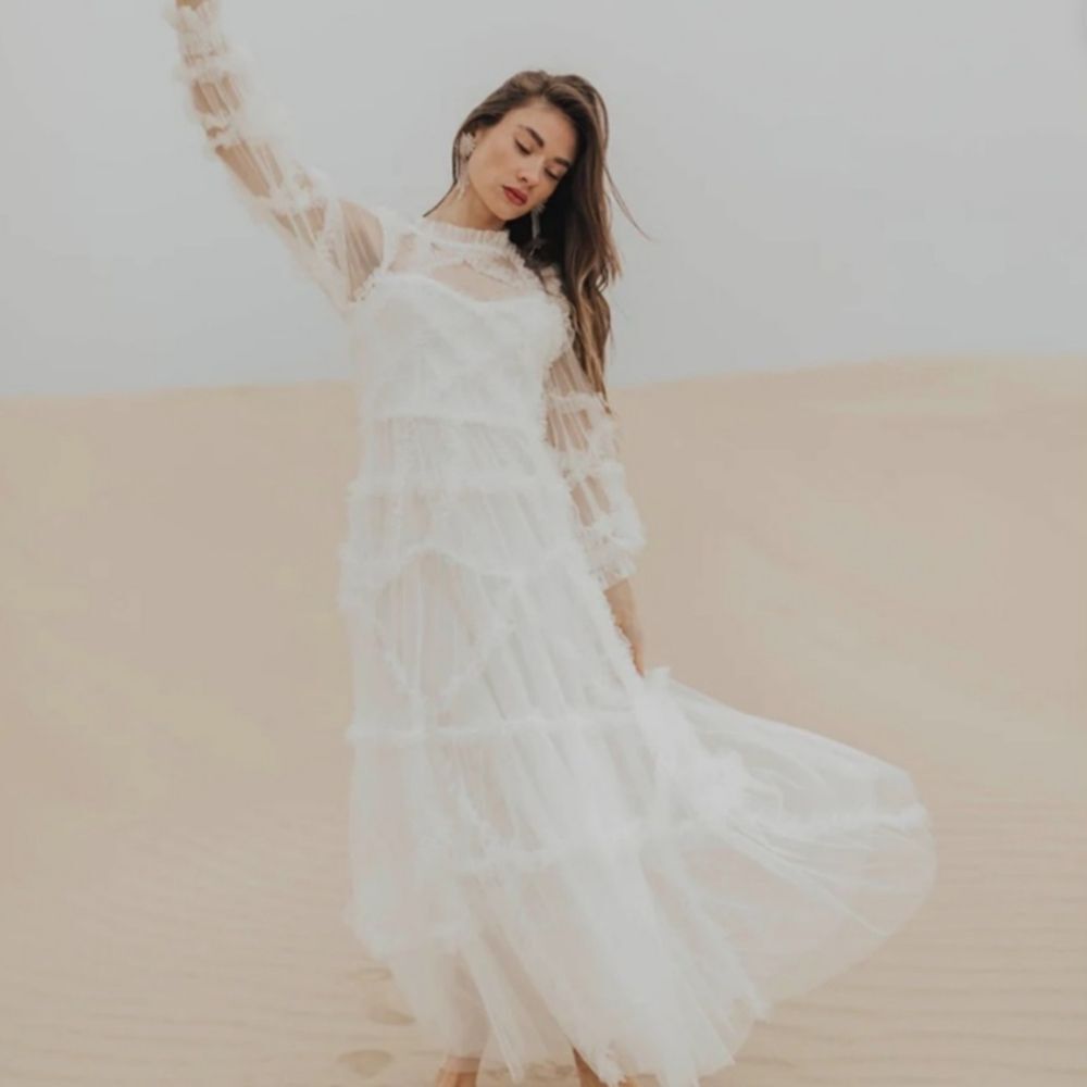 NWT Untamed Petals Dreamer Maxi Wedding Bridesmaid Dress